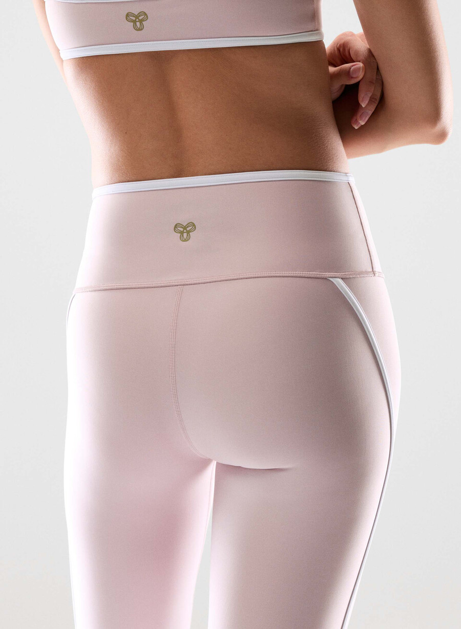 glotone showup hi-rise 26 leggings dsty pink bt white