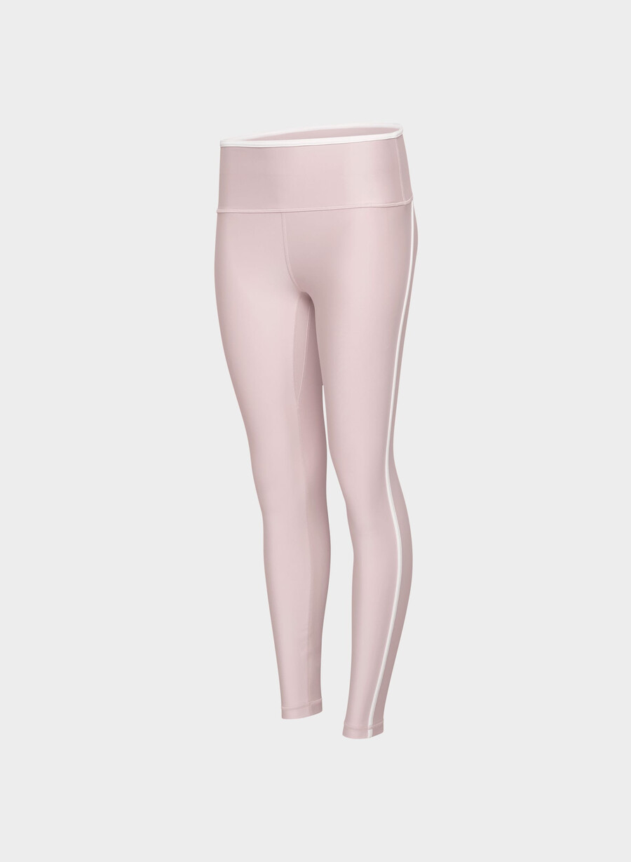 glotone showup hi-rise 26 leggings dsty pink bt white