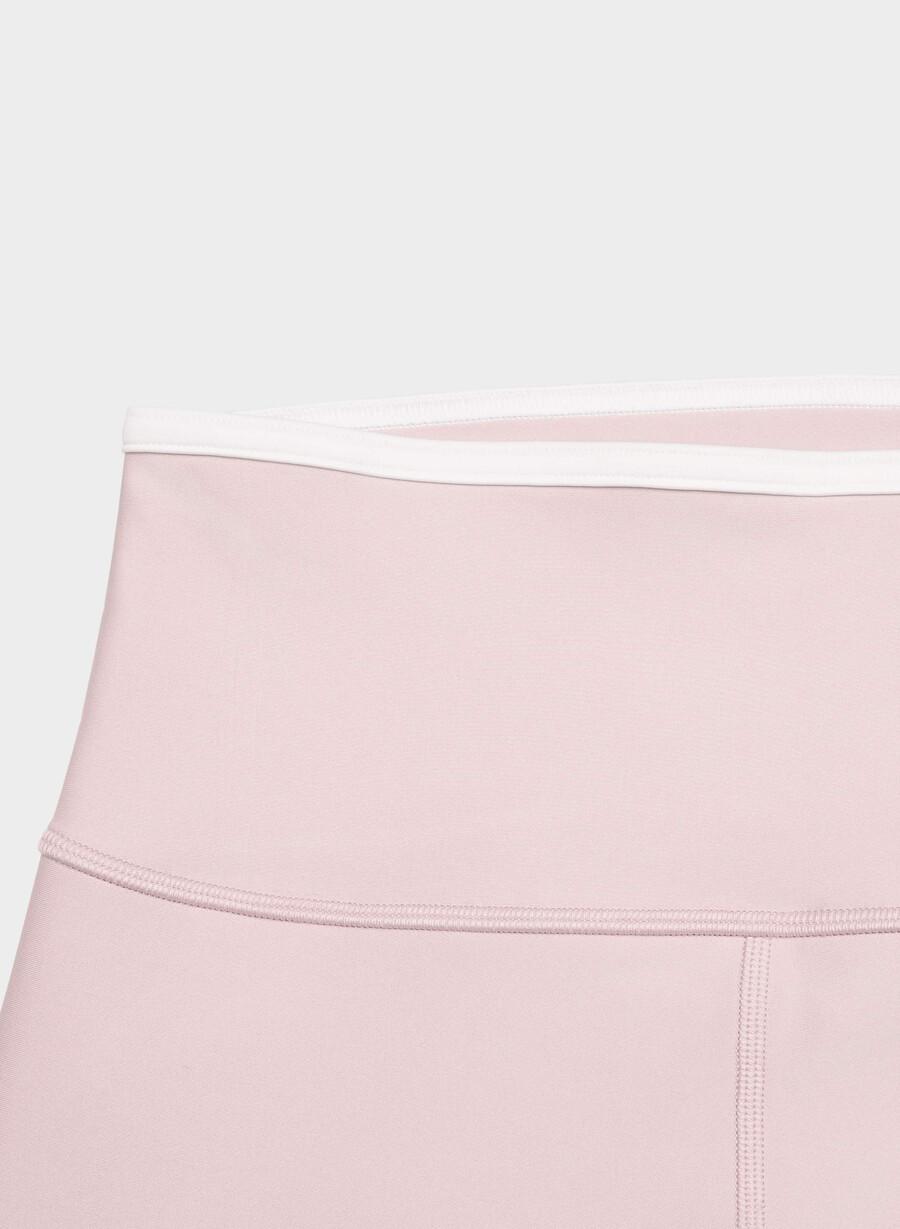 glotone showup hi-rise 26 leggings dsty pink bt white