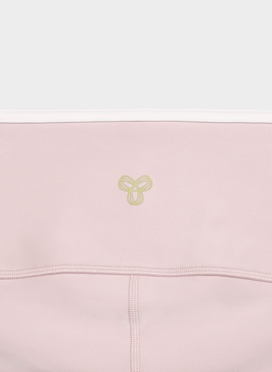 glotone showup hi-rise 26 leggings dsty pink bt white