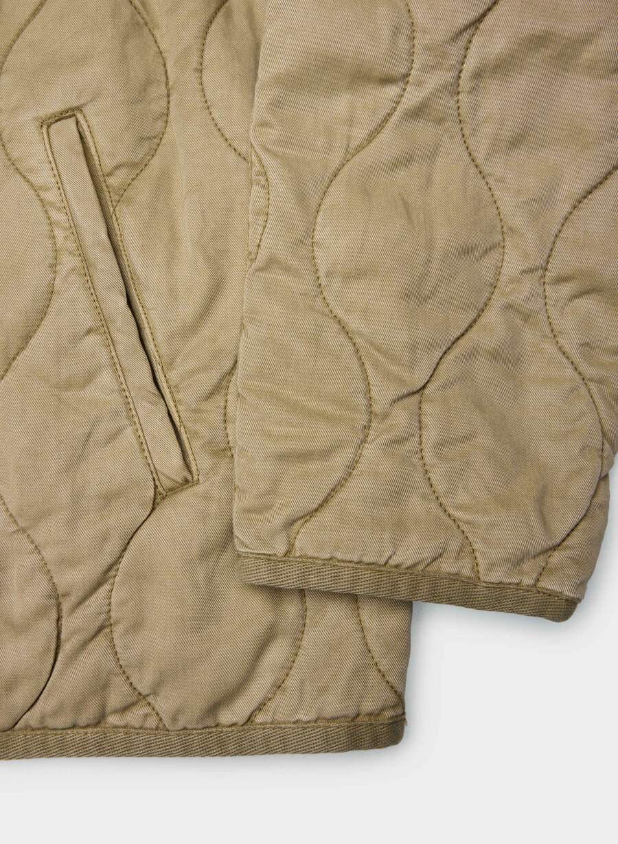 escapade liner jacket lived-in tan khaki