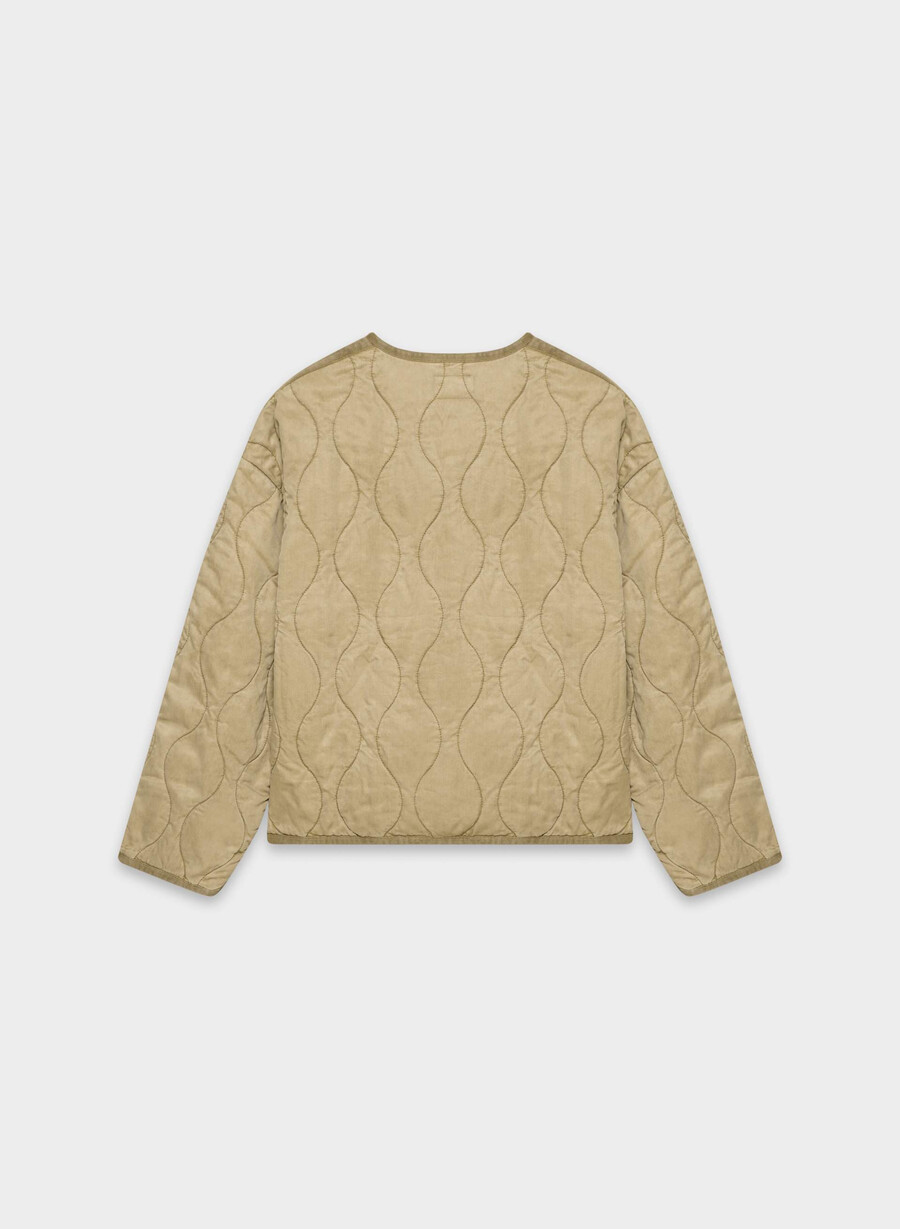 escapade liner jacket lived-in tan khaki