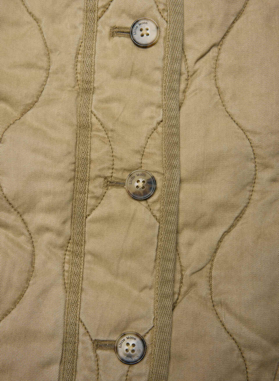 escapade liner jacket lived-in tan khaki
