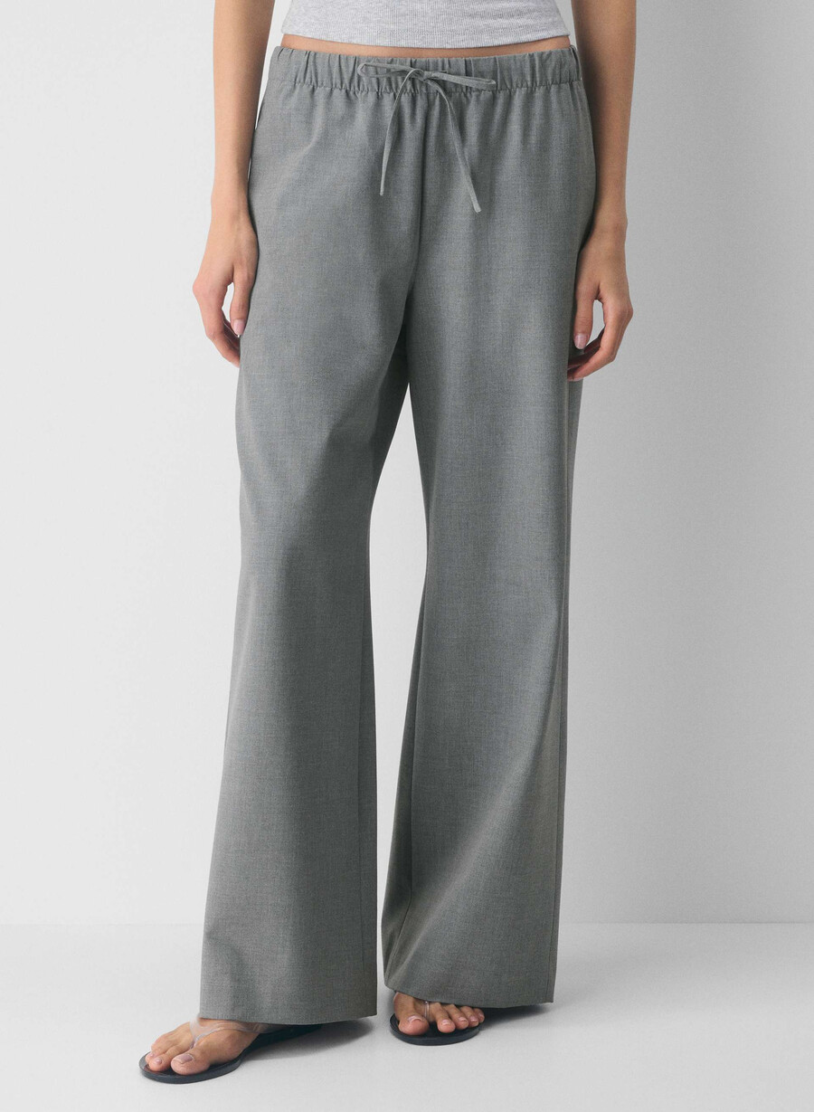 die lodge pant - reessential light heather dark grey