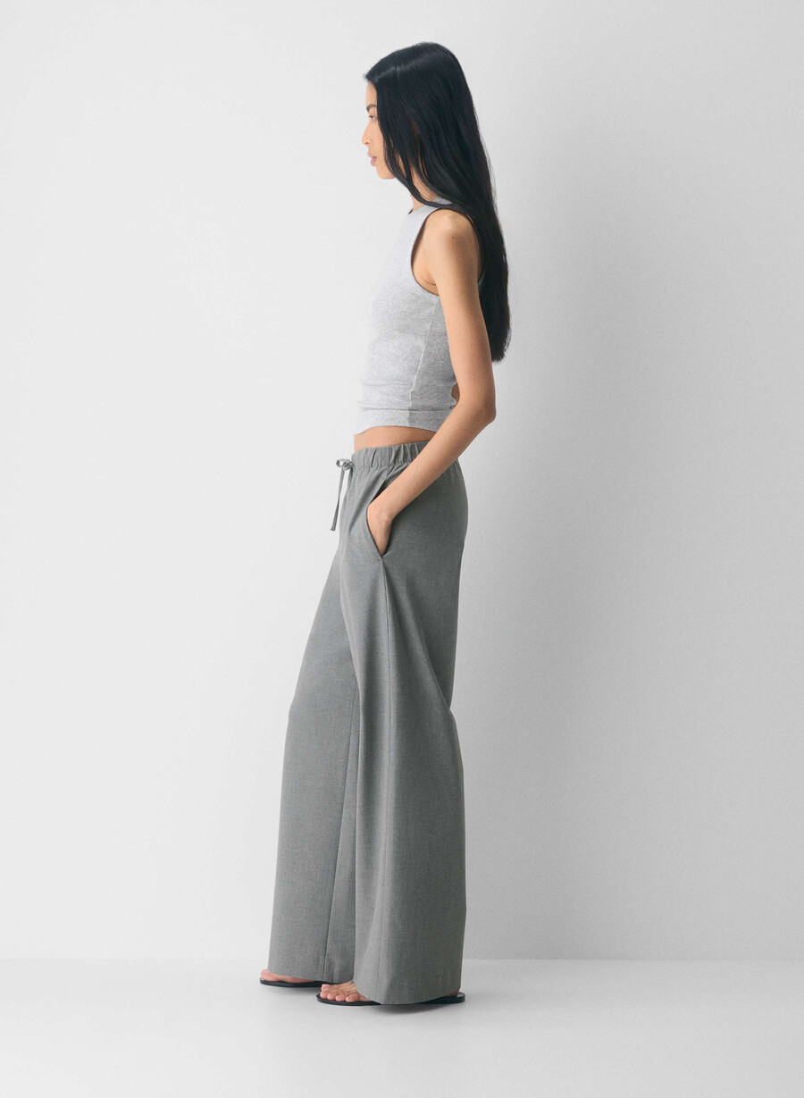 die lodge pant - reessential light heather dark grey