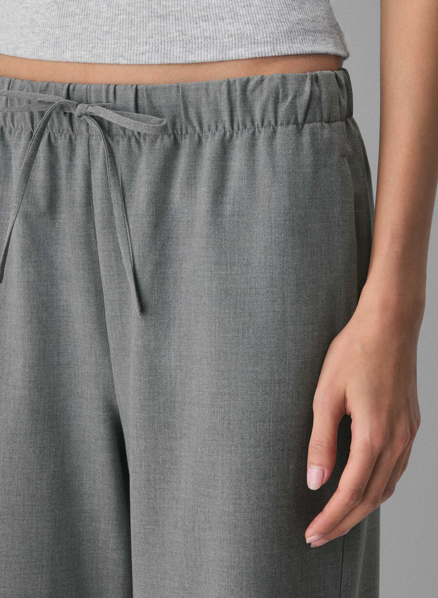 die lodge pant - reessential light heather dark grey