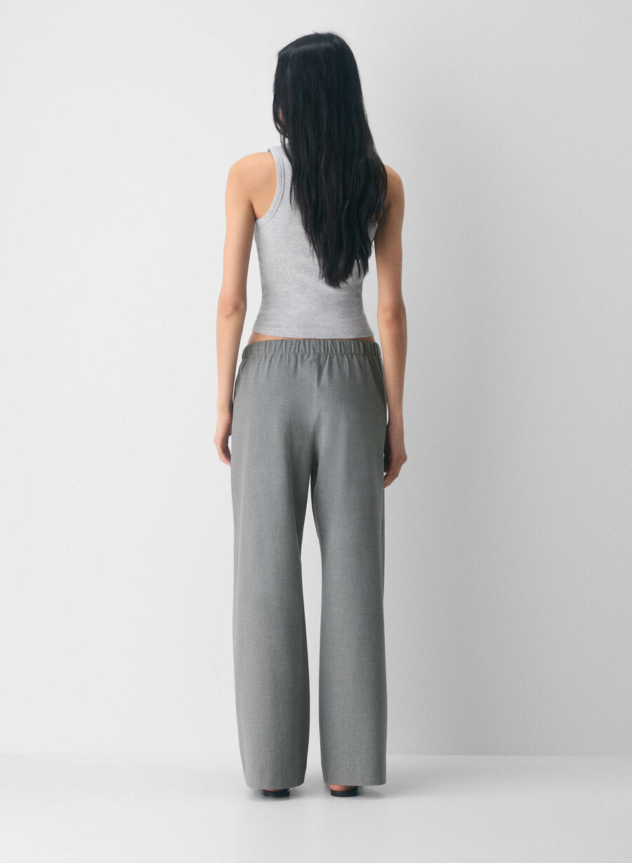 die lodge pant - reessential light heather dark grey