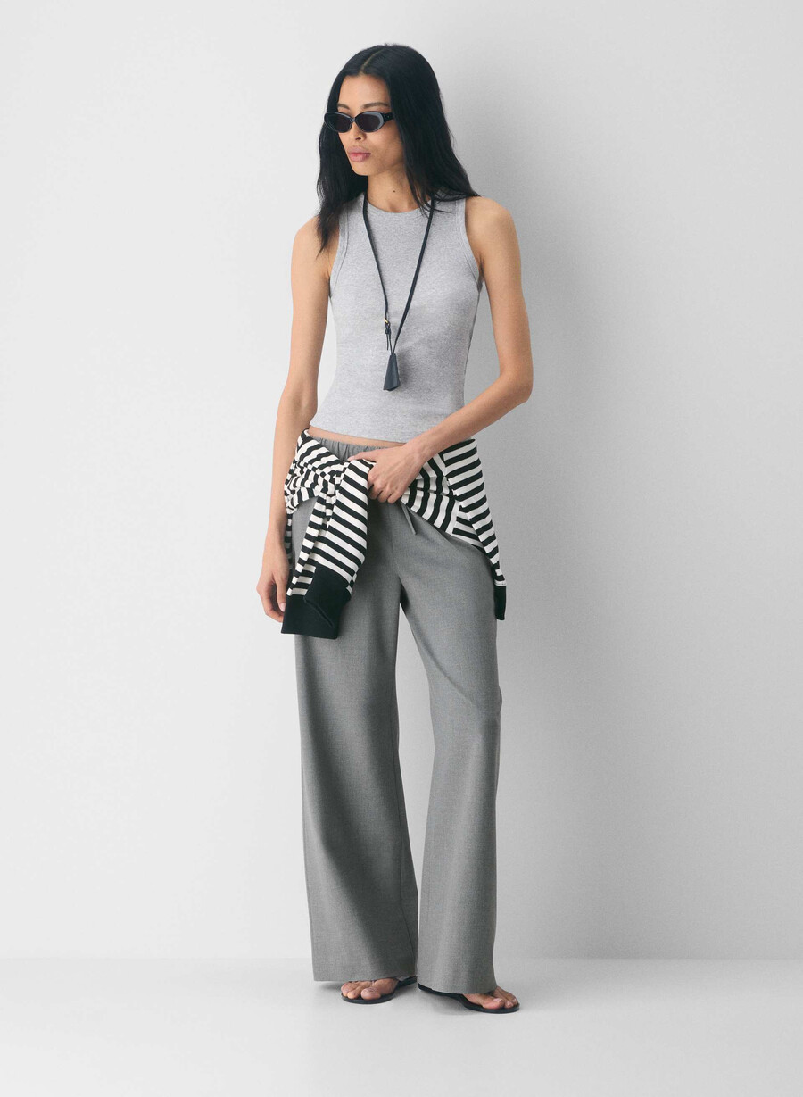 die lodge pant - reessential light heather dark grey