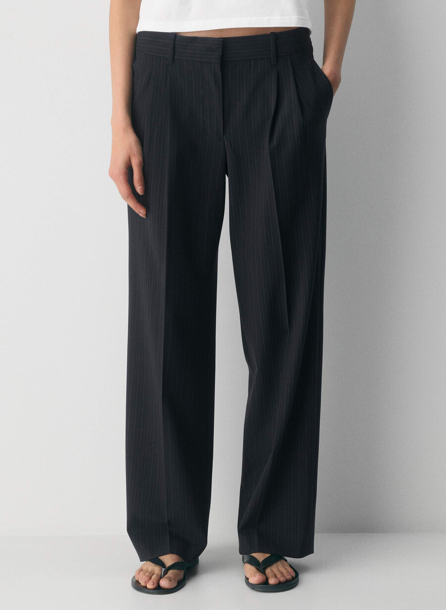 die effortless pant lo-rise - reessential light ls st dk nt nvymt pr