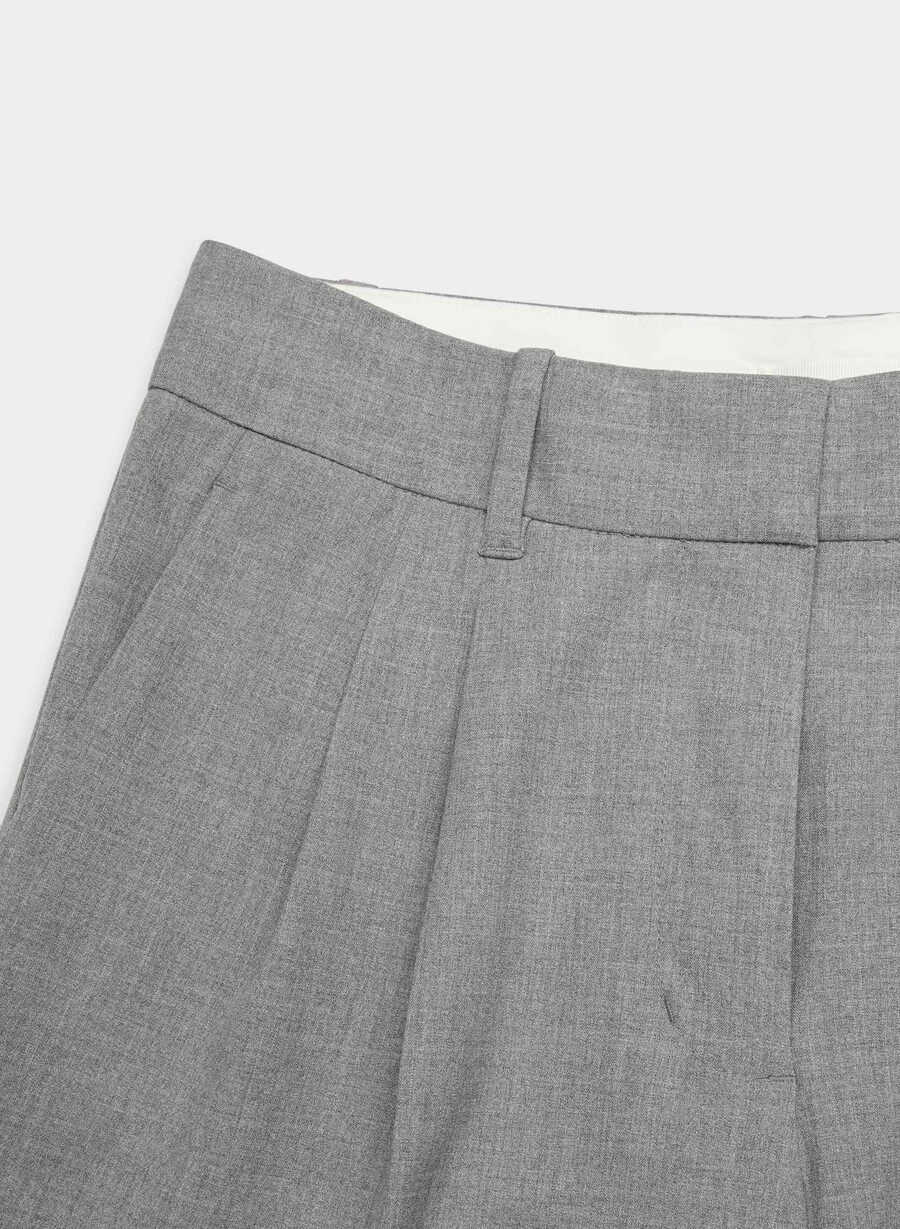 die effortless pant lo-rise - reessential light heather dark grey