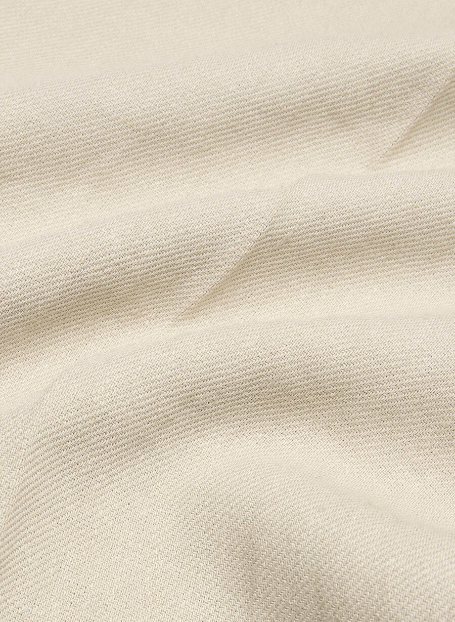 die mühelose hose – leinen pergamentbeige