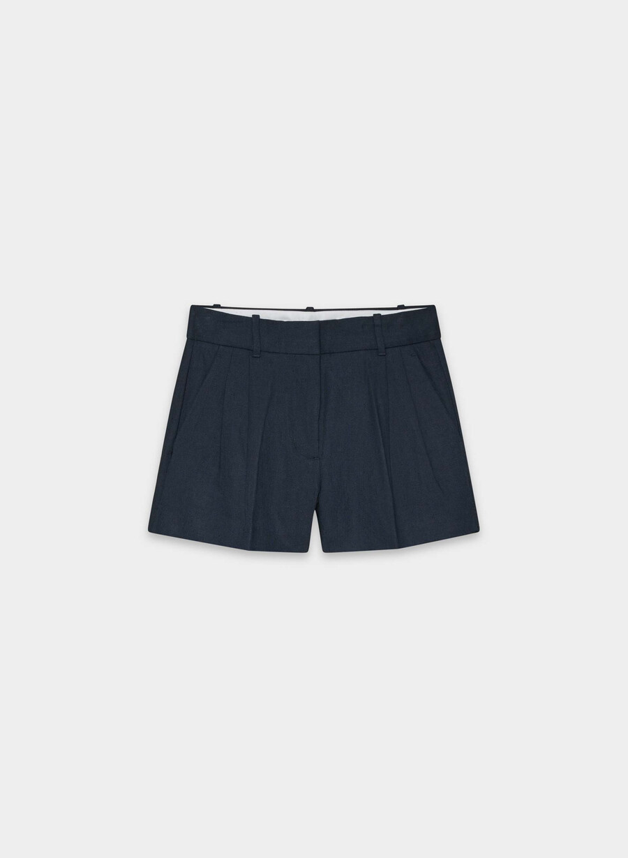 der mühelose kurze minirock effortless short - leinen admiral