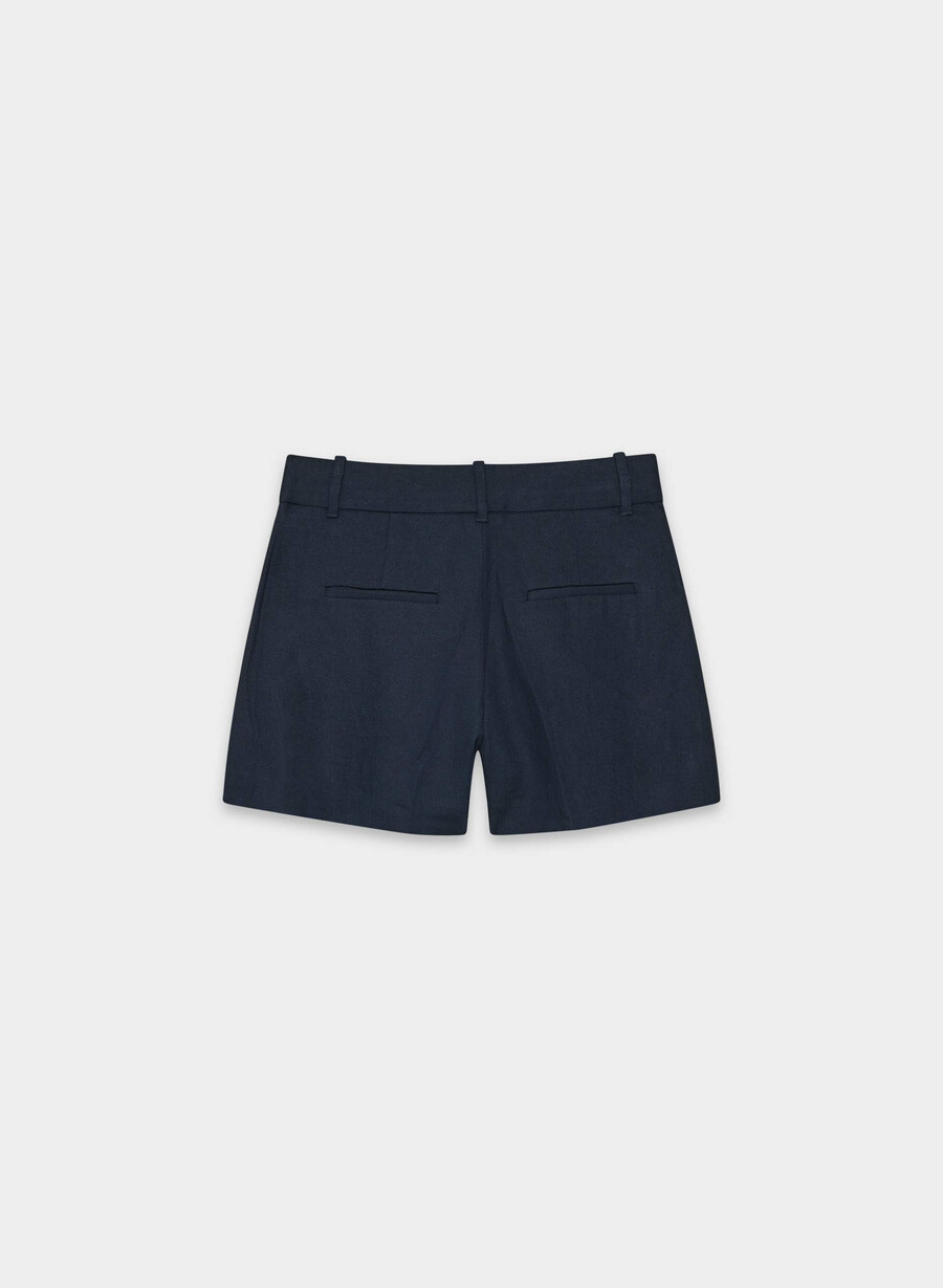 der mühelose kurze minirock effortless short - leinen admiral