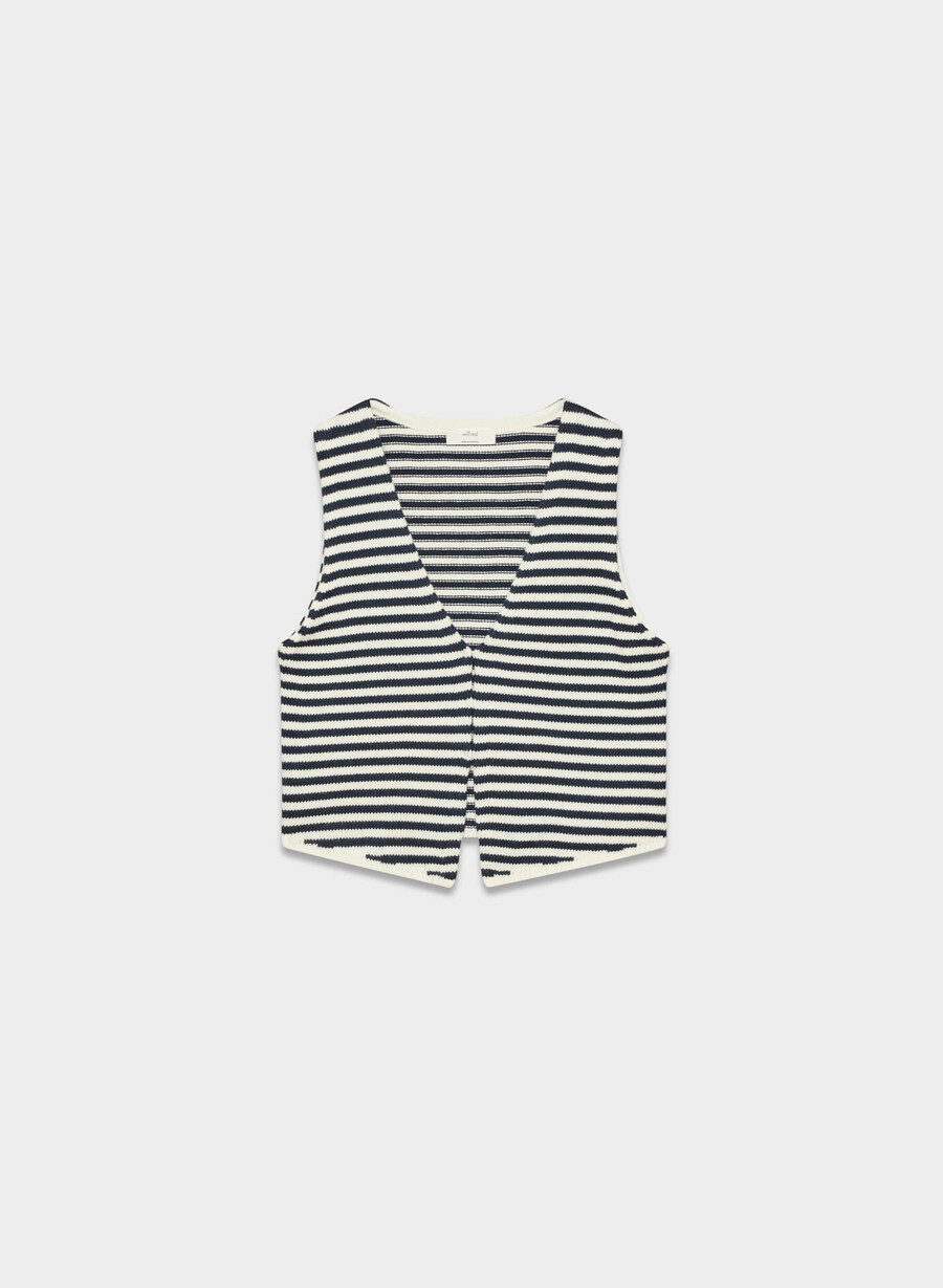 cotton charm basken-strickweste lt birch admiral