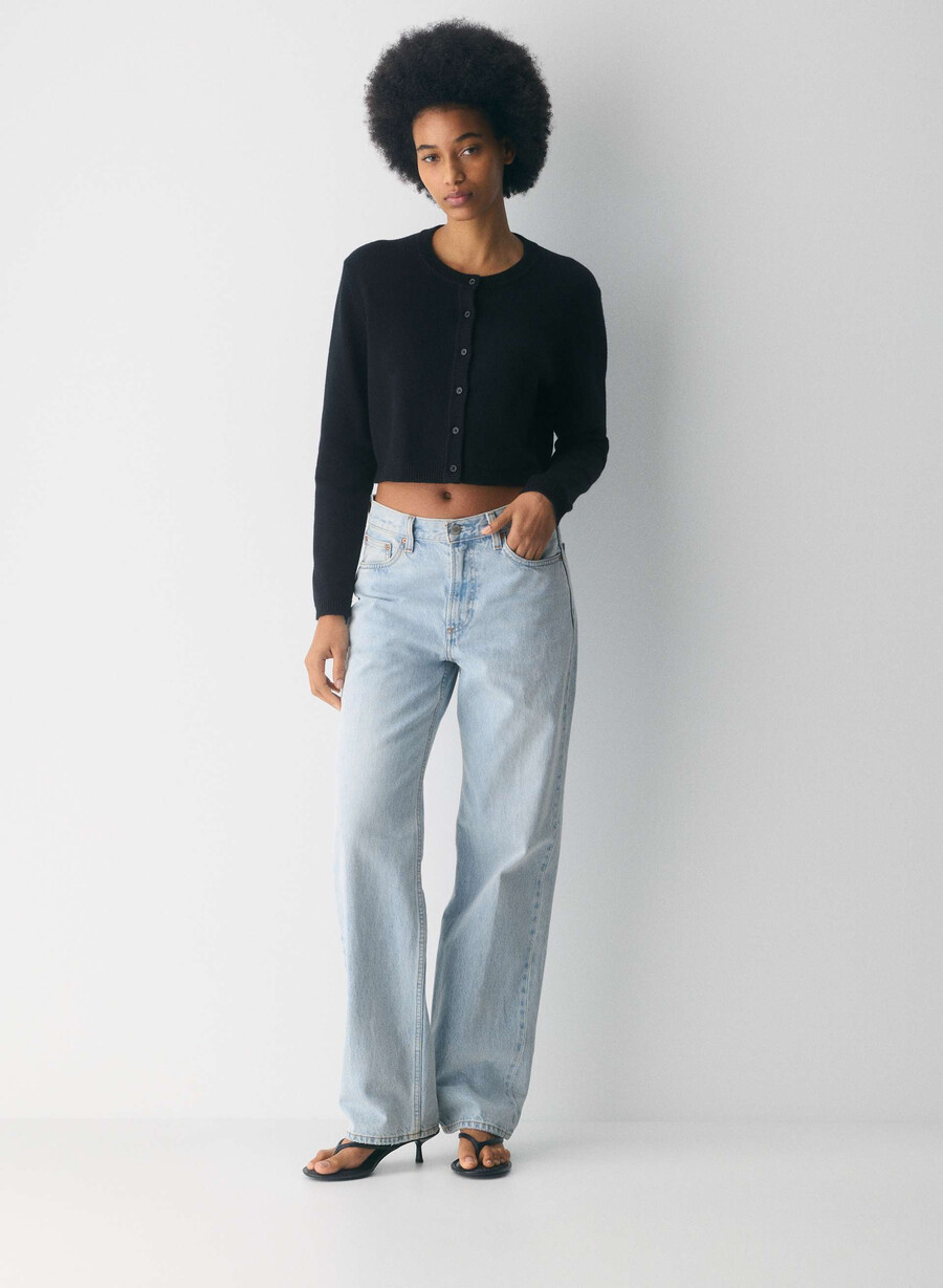 cotton charm sicily cardigan schwarz
