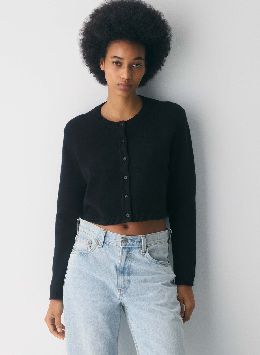 cotton charm sicily cardigan schwarz
