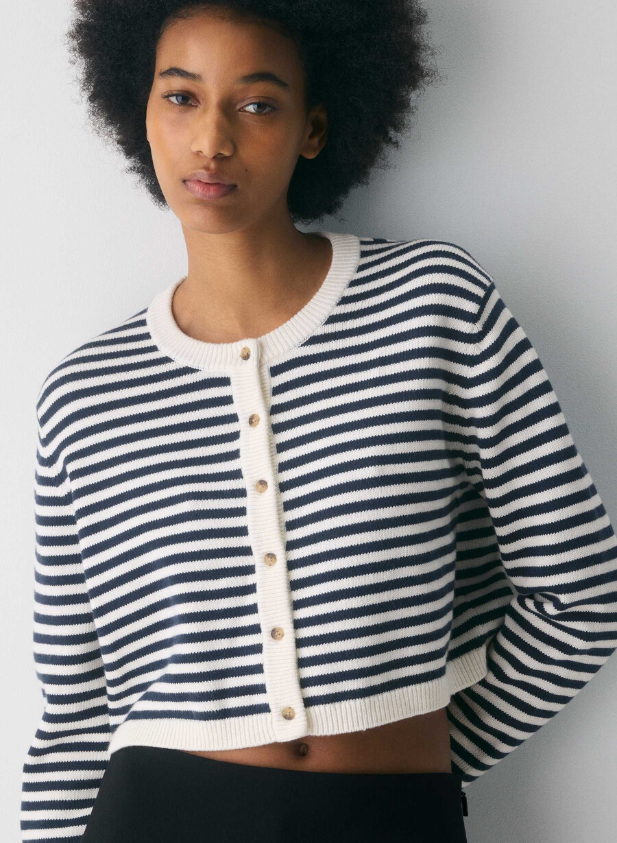 cotton charm sicily cardigan lt birch admiral