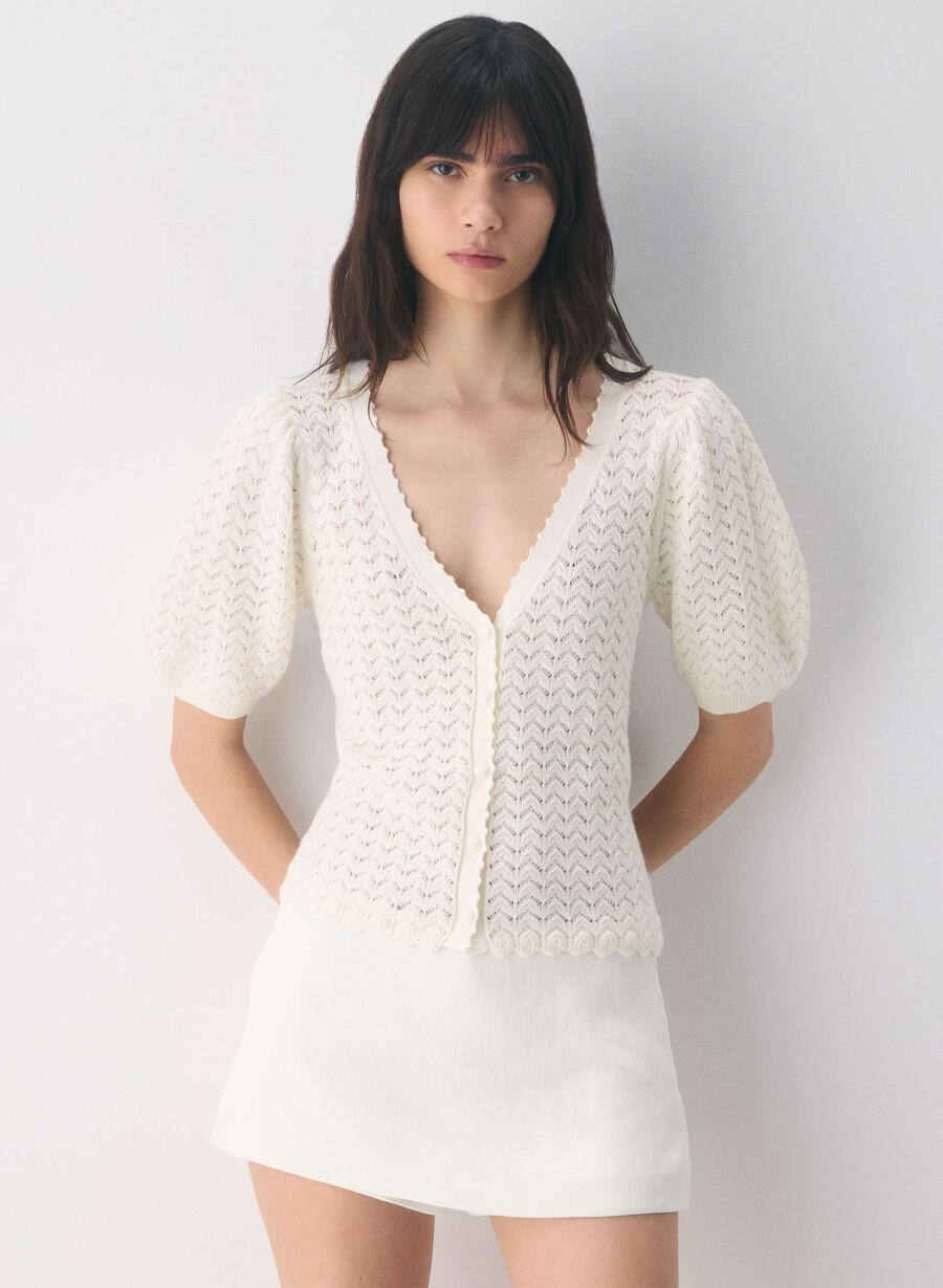 cotton charm fika cardigan hellbirke