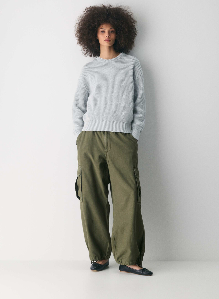 servo sweater heather chrome