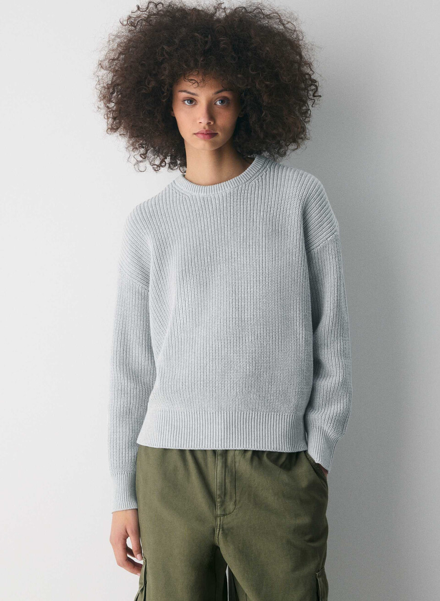 servo sweater heather chrome