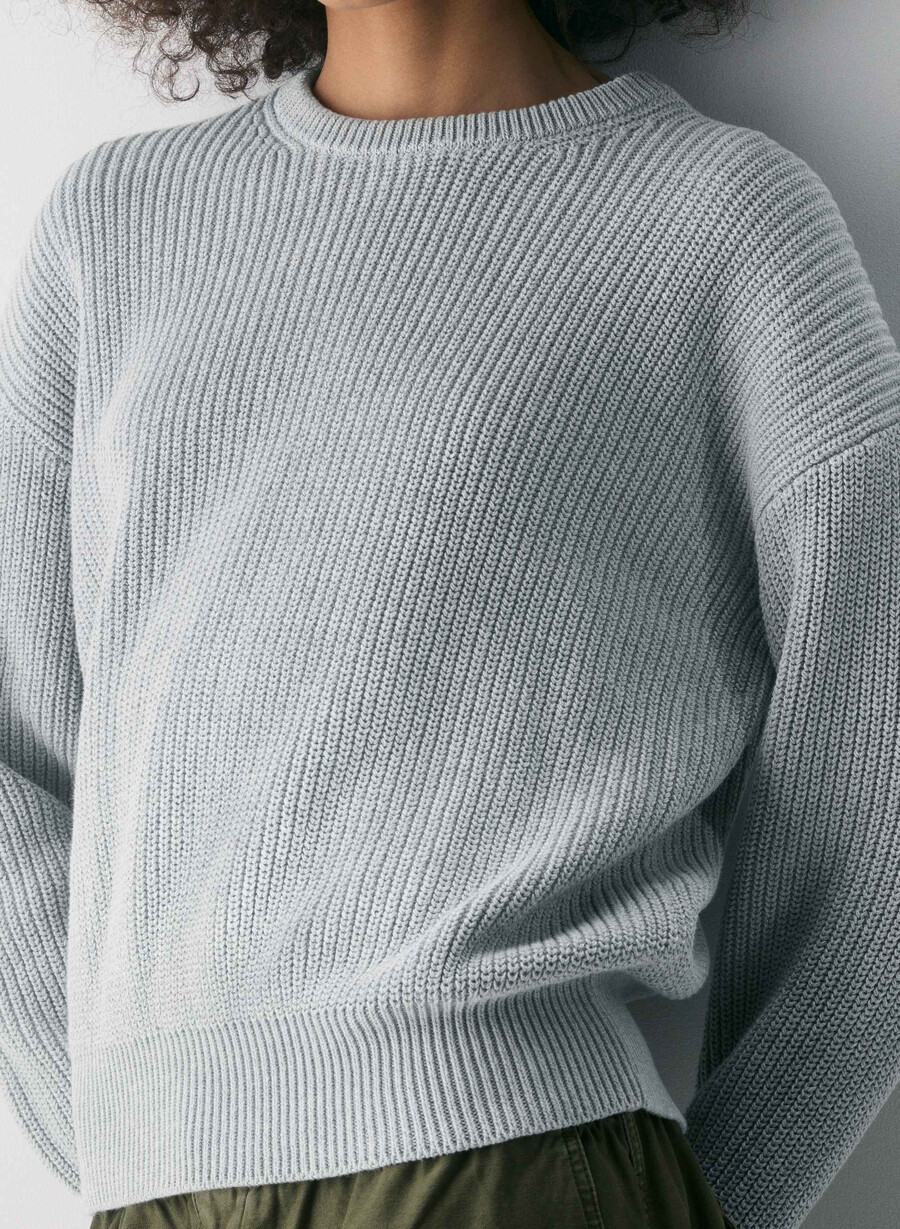 servo sweater heather chrome