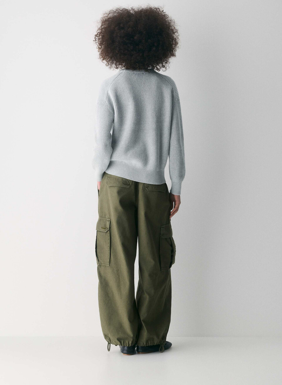 servo sweater heather chrome