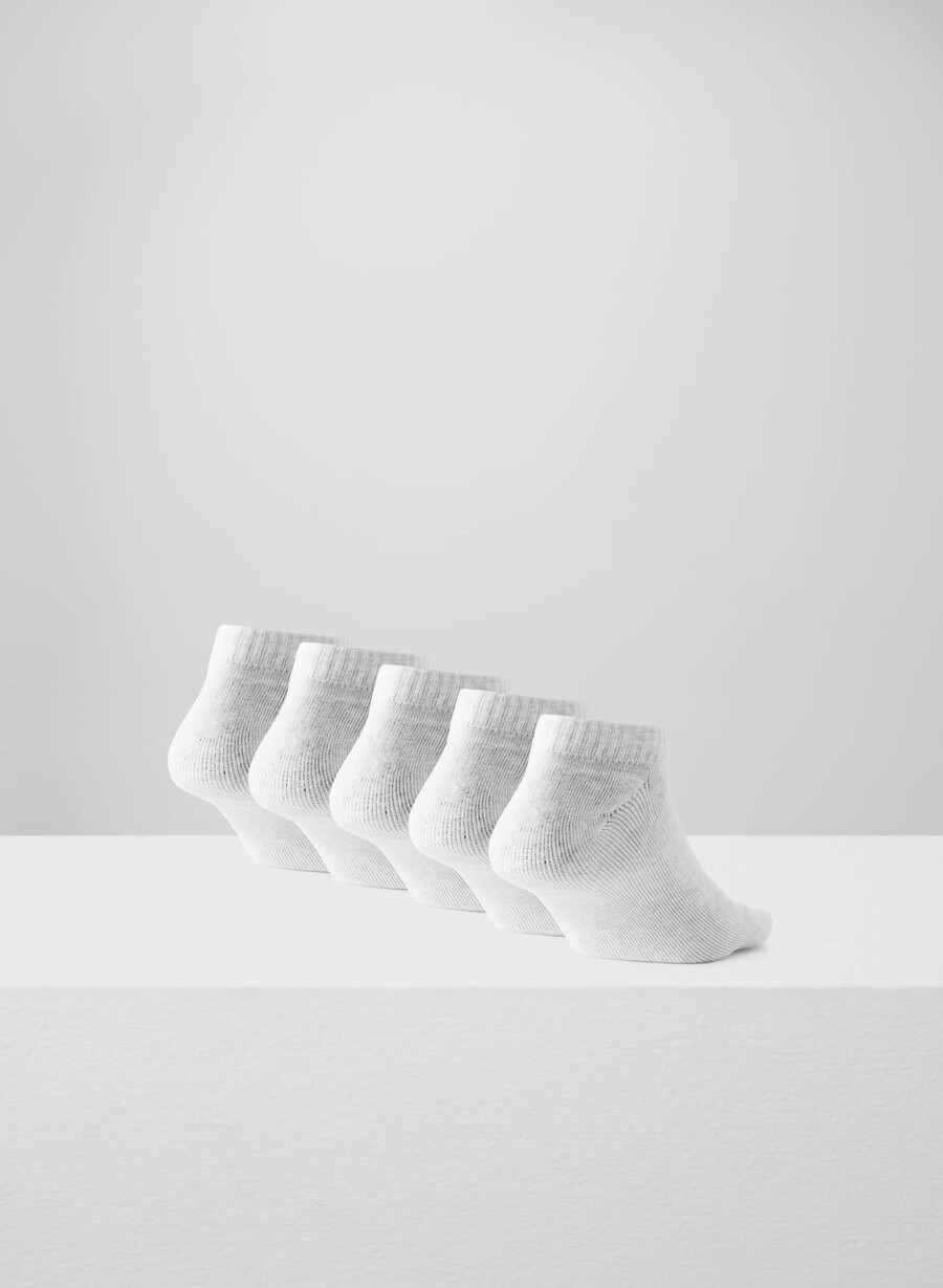 die besten unsichtbaren socken aller zeiten 5er-packung meliertes weiß