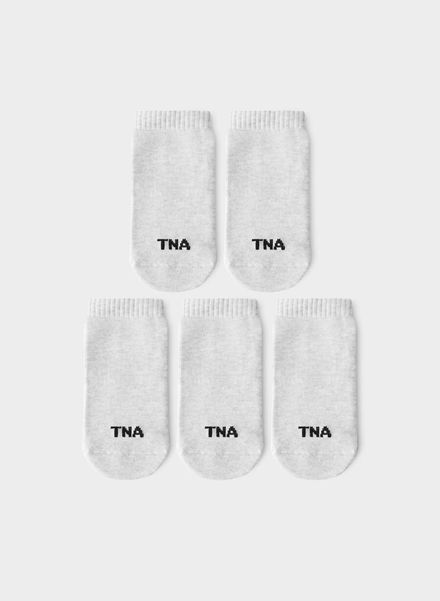 die besten unsichtbaren socken aller zeiten 5er-packung meliertes weiß