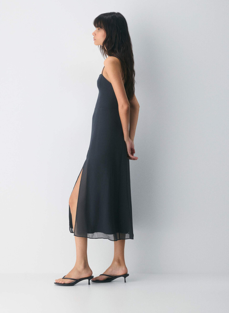 barrafina kleid dunkelblau