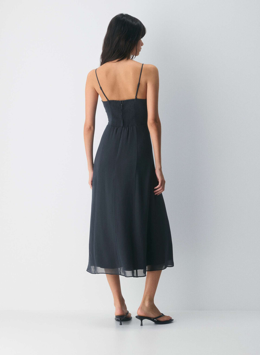 barrafina kleid dunkelblau