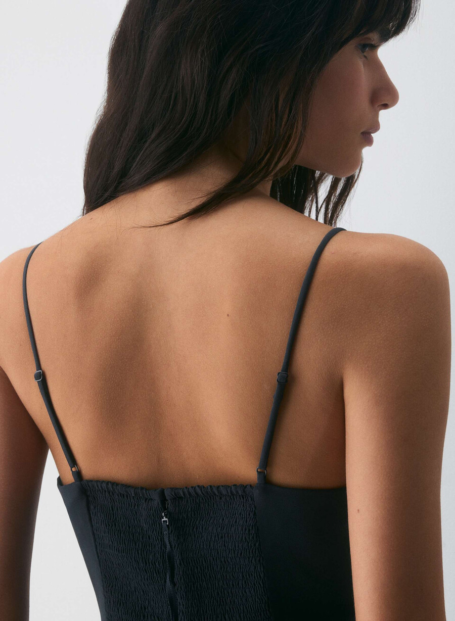 barrafina kleid dunkelblau