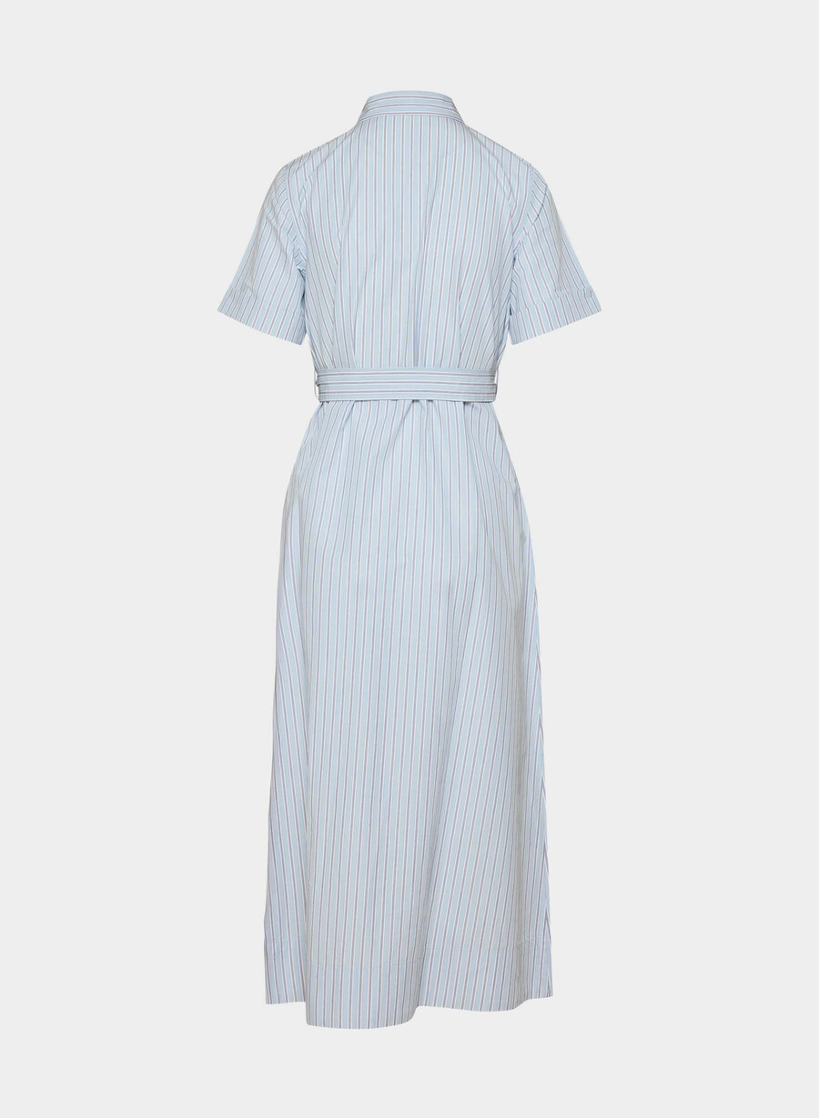 eleta popeline-maxikleid wnstn strpe d blbw