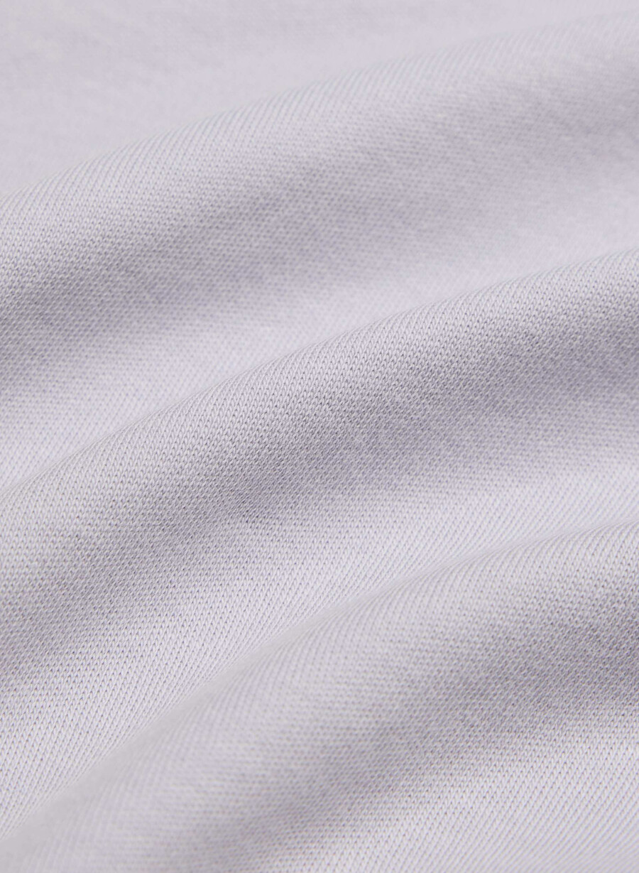 interlock baumwoll-schriftzugkleid wildblower lila