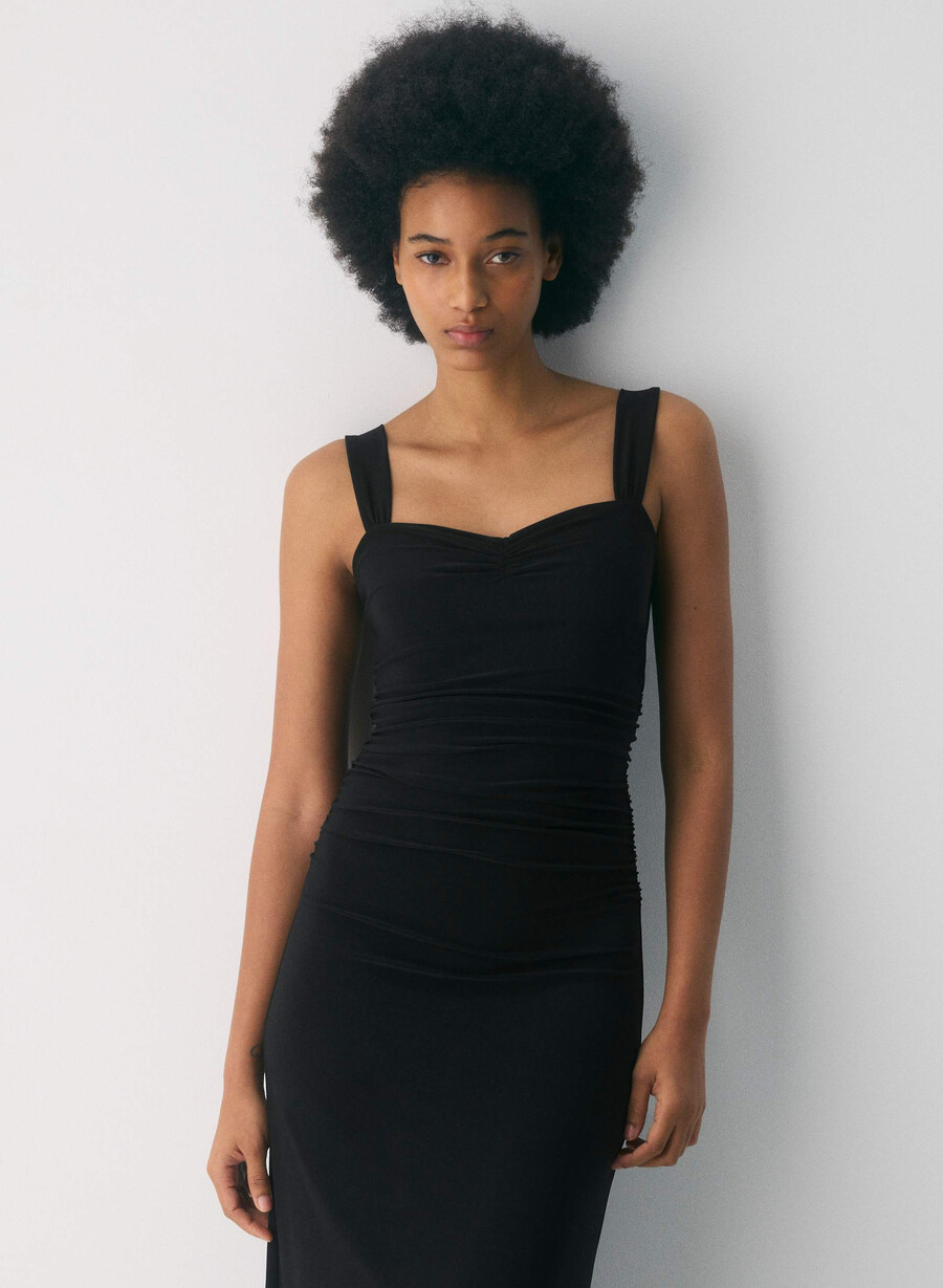 smooth matter voice dress schwarz