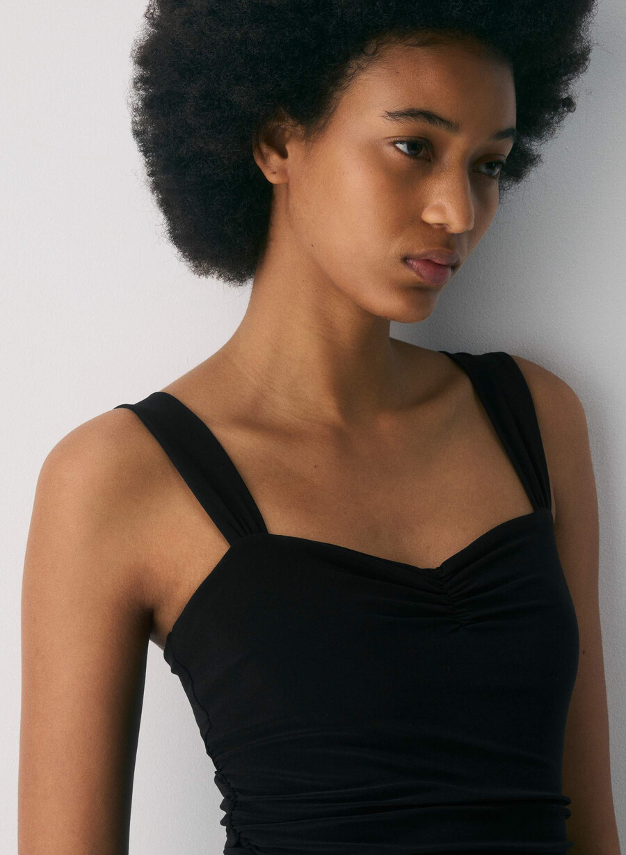 smooth matter voice dress schwarz