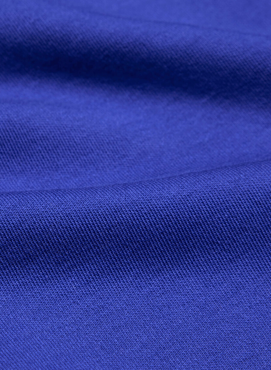 interlock cotton caveat t-shirt ablaze blue