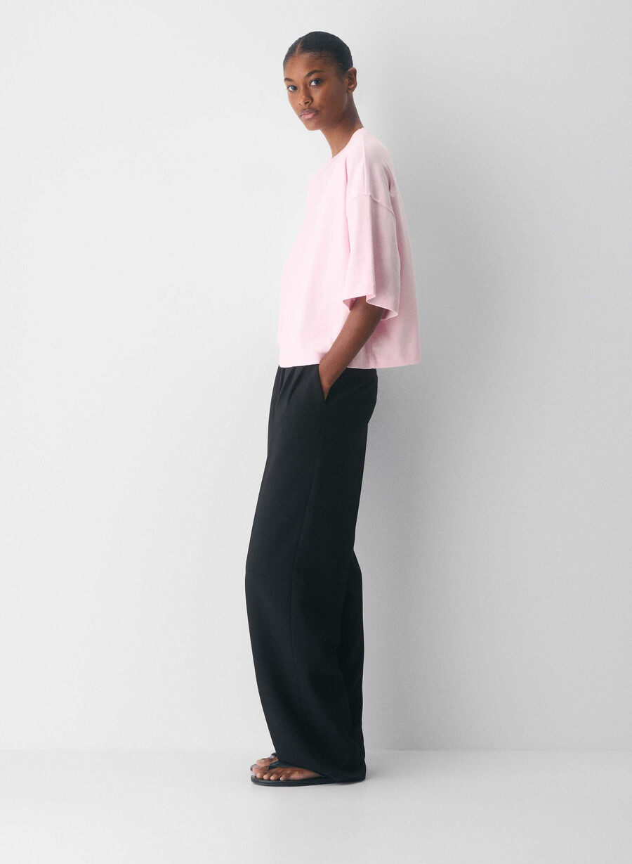interlock cotton elect t-shirt villa pink