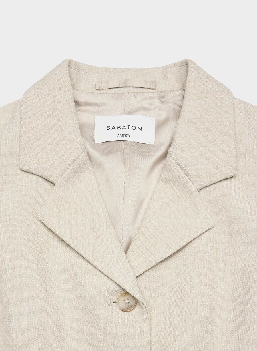 assembly vest - reessential heather matte pearl