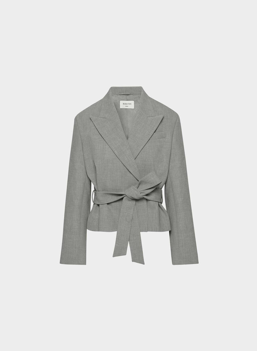 modus blazer - reessential heather dark grey