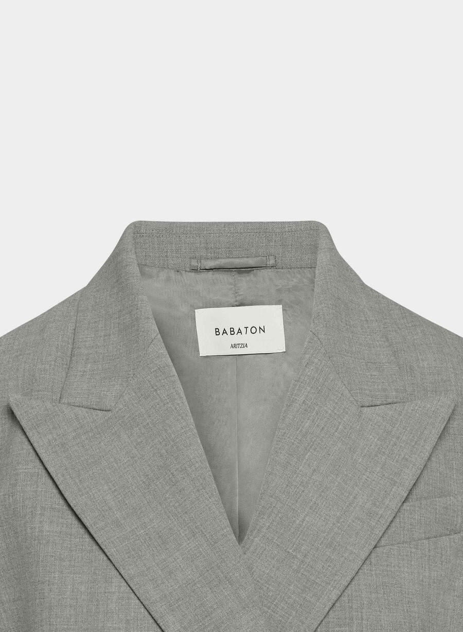 modus blazer - reessential heather dark grey