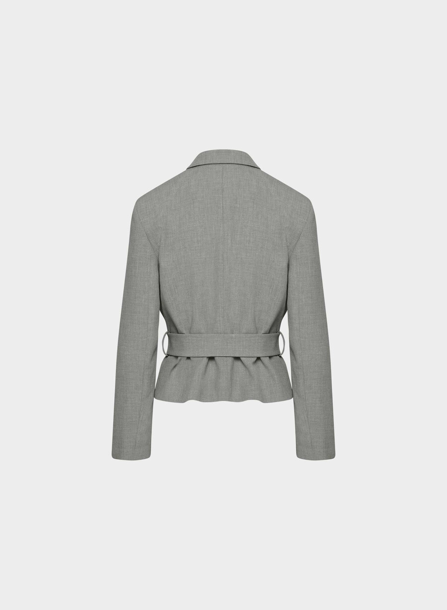 modus blazer - reessential heather dark grey