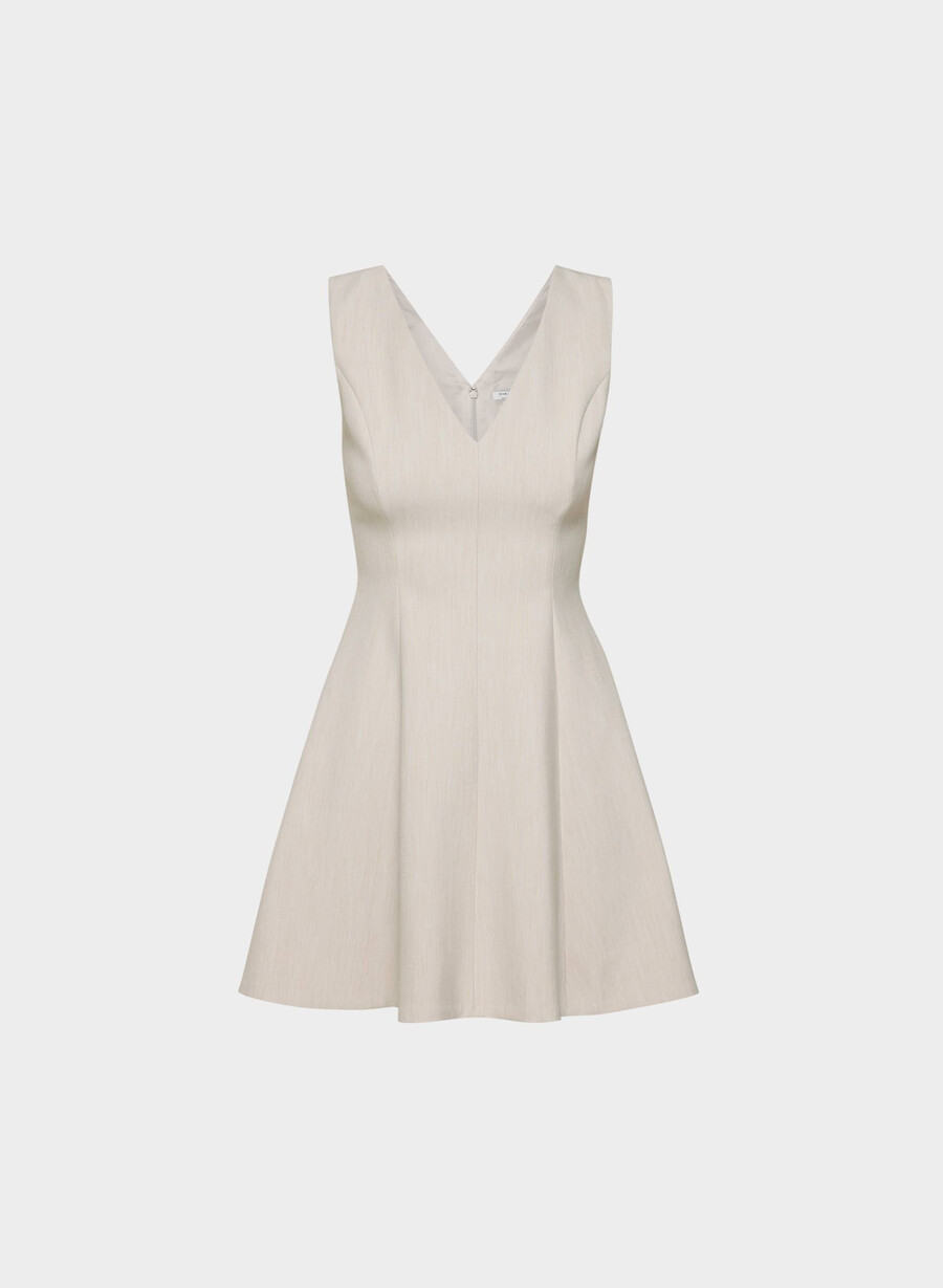 pledge dress - reessential heather matte pearl