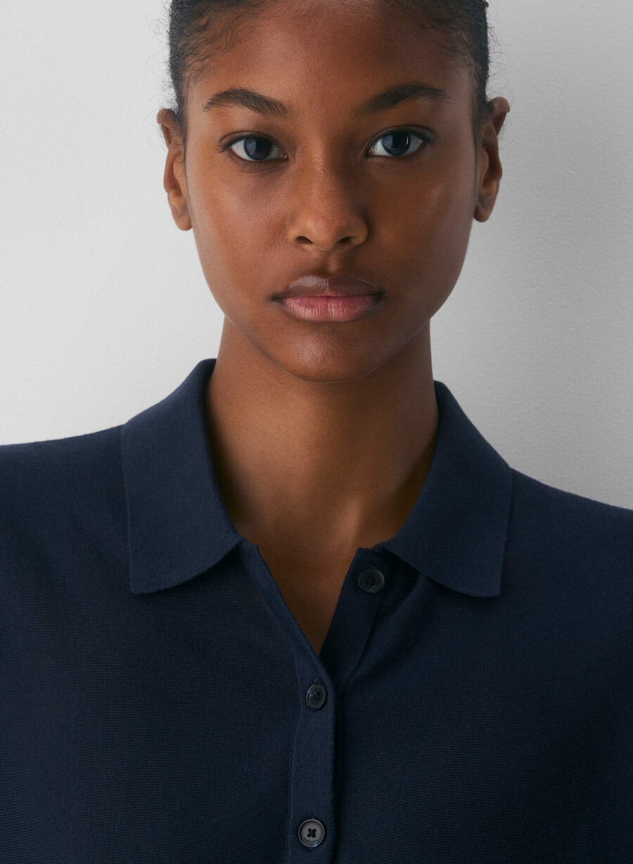 steno polo sweater admiral