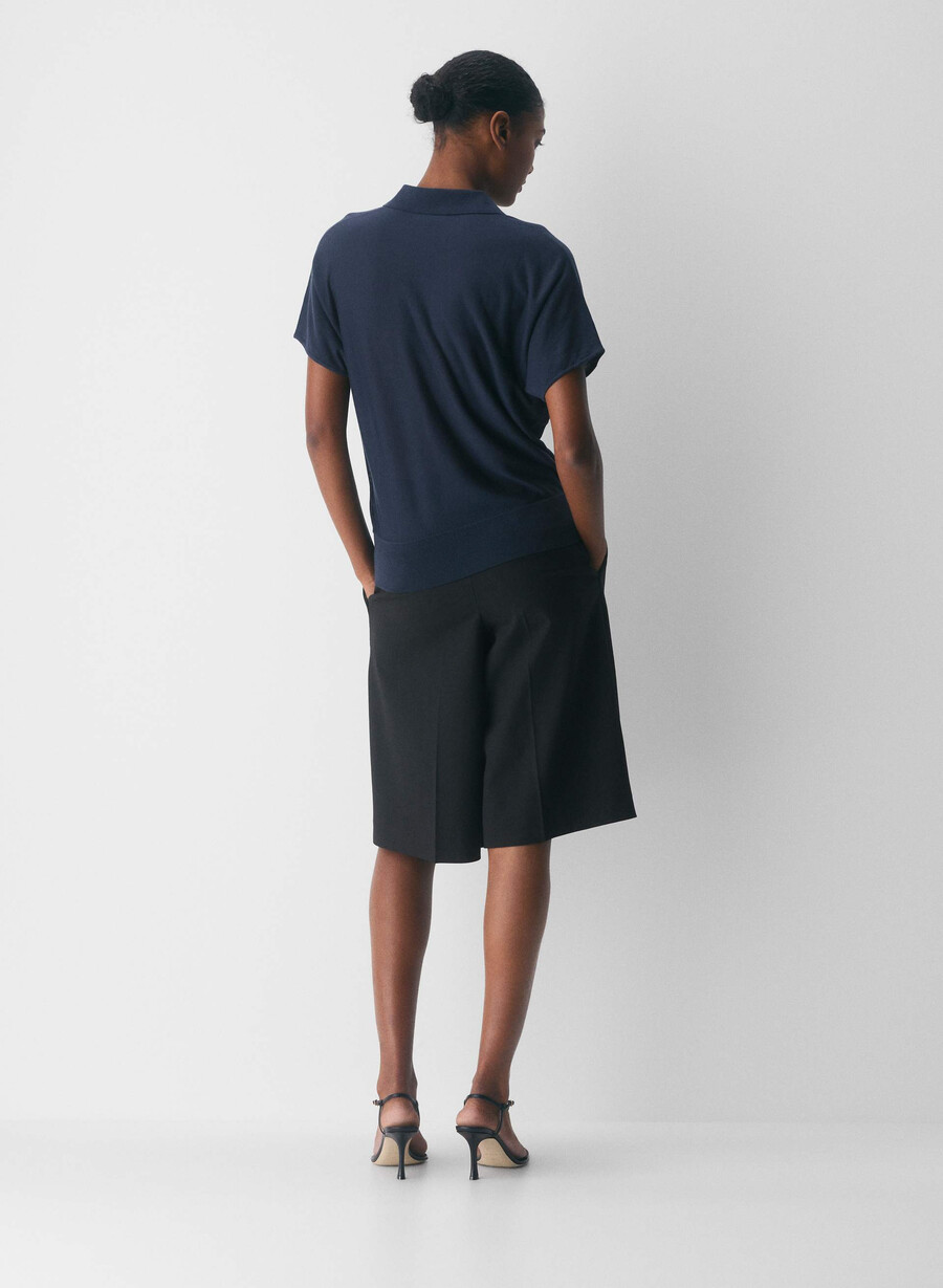 steno polo sweater admiral