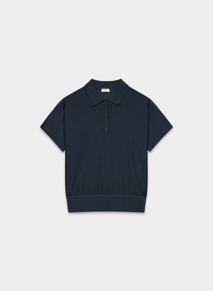 steno polo sweater admiral