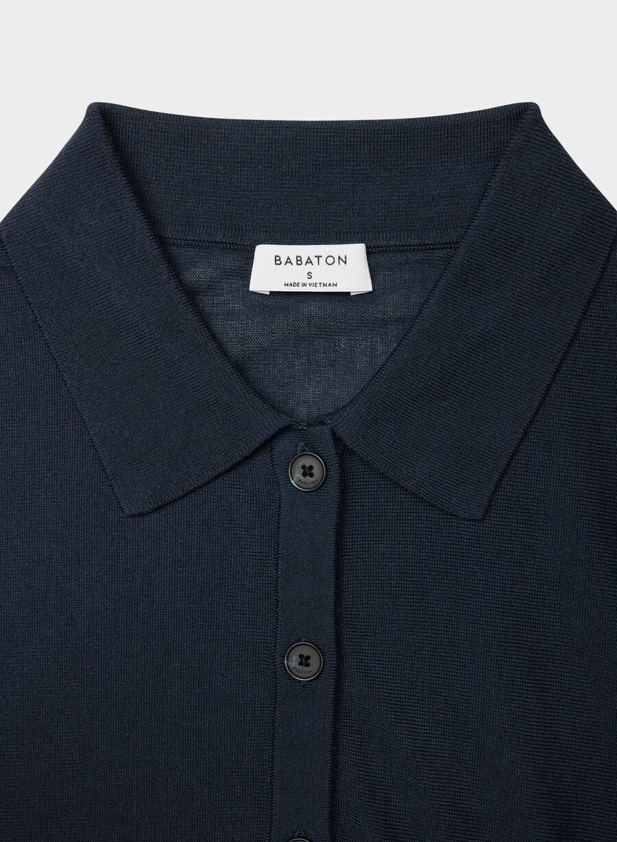 steno polo sweater admiral