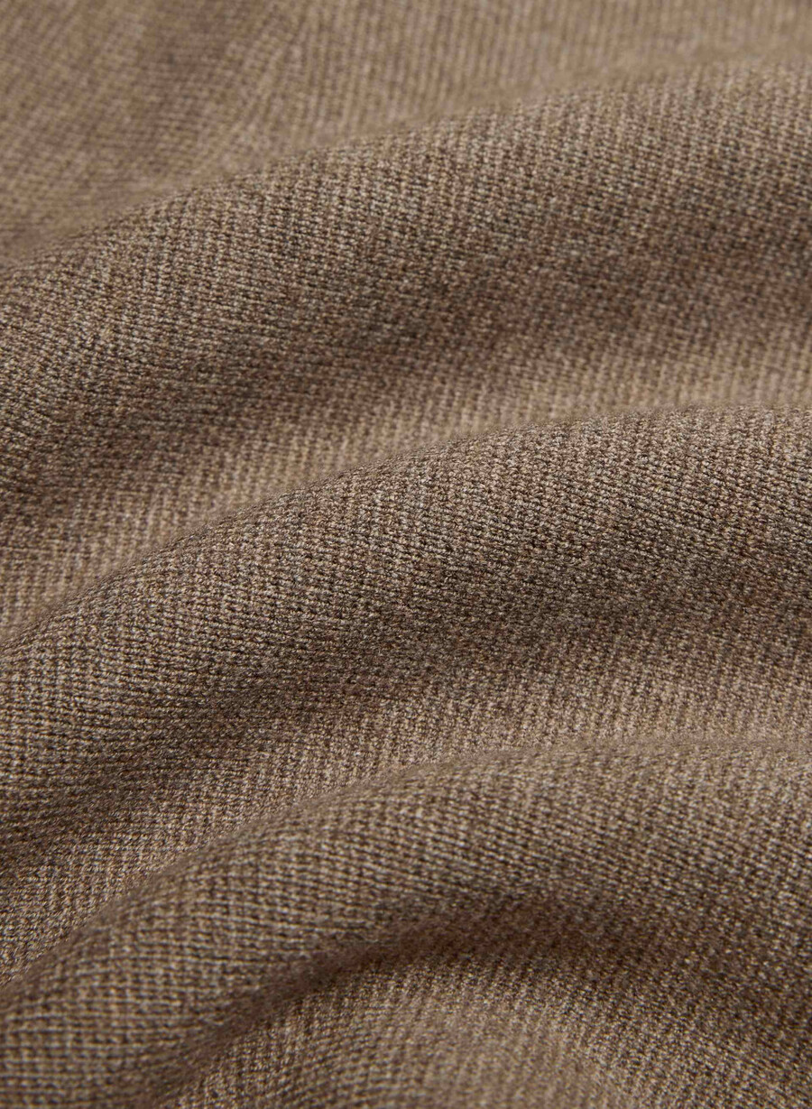 address skirt - wonder yarn heather folio brown