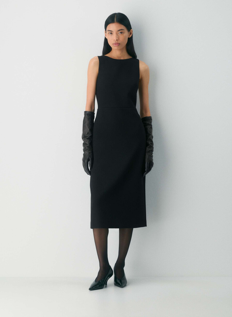 bond maxikleid schwarz