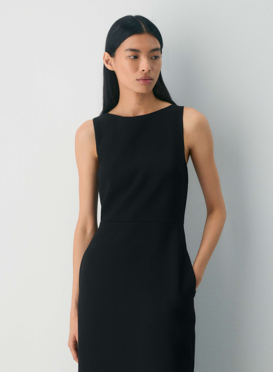 bond maxikleid schwarz
