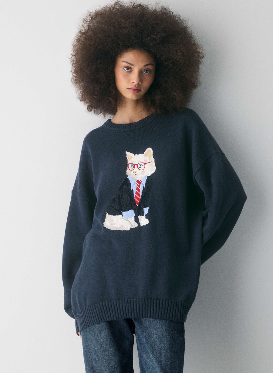 cotton charm peggy icon pullover admiralweiss